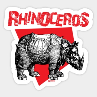 Rhinoceros-1 Sticker